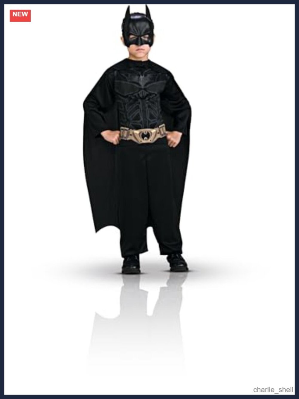Rubies DC Batman Dark Knight Rises Costume Kids Jumpsuit Mask Cape